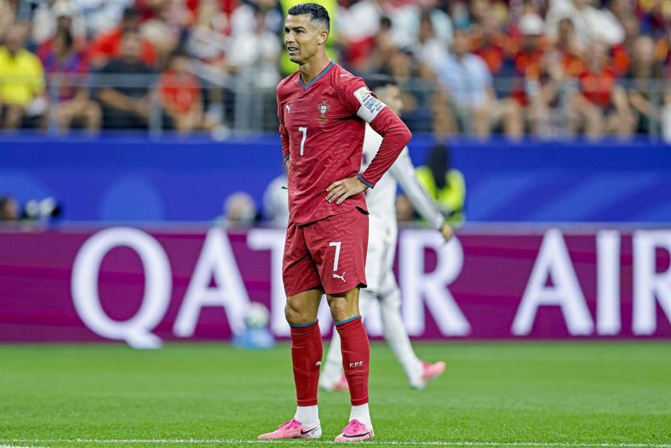 Cristiano Ronaldo durante el Portugal-España del Mundial 2026