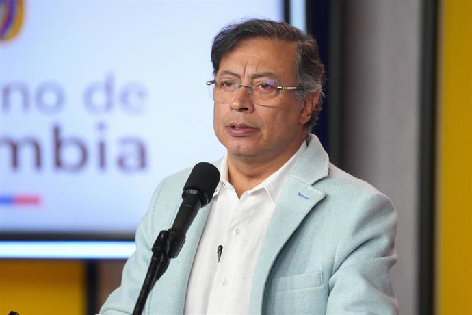 Archivo - El presidente saliente de Colombia, Gustavo Petro, en una imagen de archivo