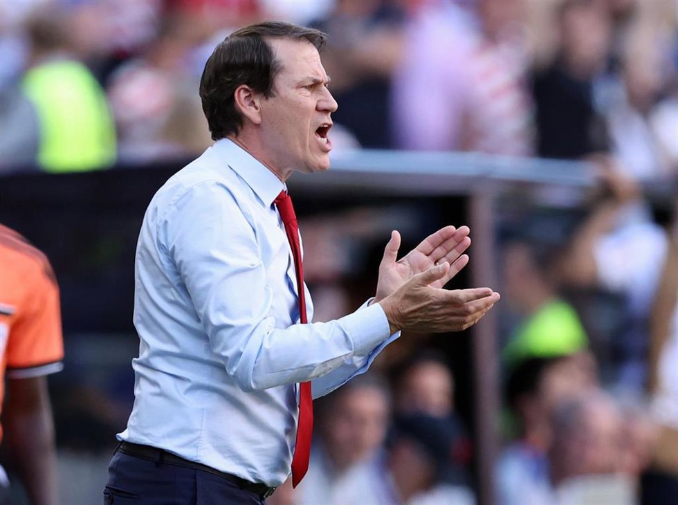 El seleccionador belga de fútbol, Rudi Garcia, en el partido de octavos de final del Mundial de 2026 contra Estados Unidos en el Lumen Field de Seattle (Estados Unidos).