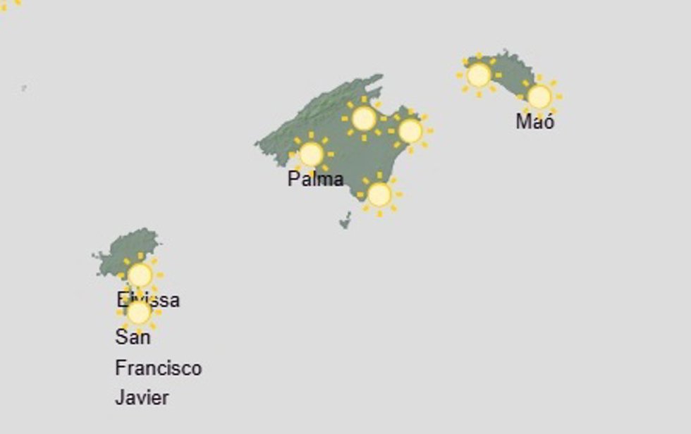 El tiempo hoy, martes 7 de julio, en Baleares.