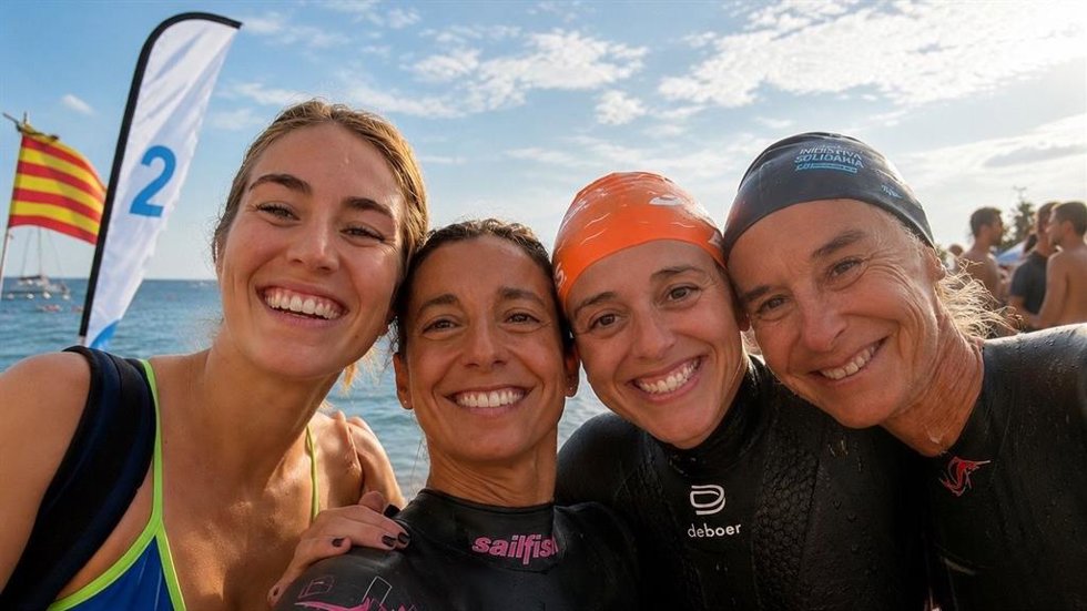 Las cuatro mujeres que cruzarán el Estrecho de Gibraltar