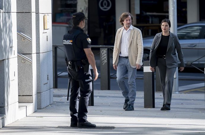 El jutge Santiago Pedraz a la seua arribada a l'Audiència Nacional.