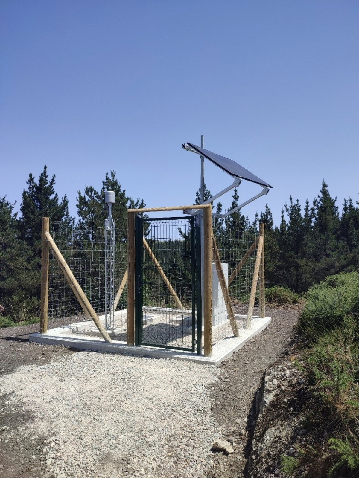 La Confederación Hidrográfica del Cantábrico incorpora una nueva estación pluviométrica en Siero
