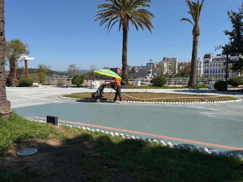 Obras en los Jardines de Piquío