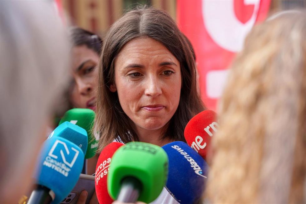 La secretaria política de Podemos y eurodiputada, Irene Montero.