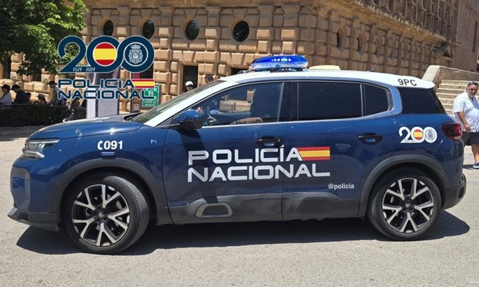 Vehículo de la Policía Nacional.