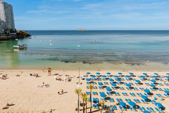 Playa en julio