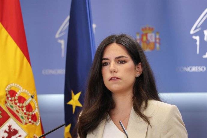 La portavoz de Vox en el Congreso, Pepa Millán.