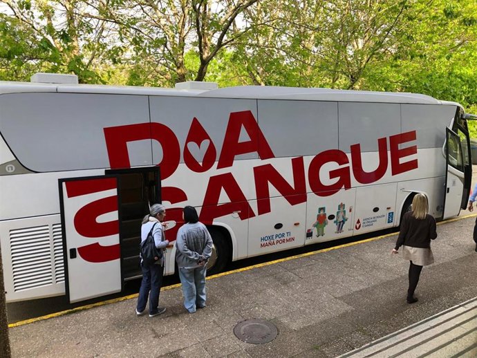 Unidad móvil de donación
