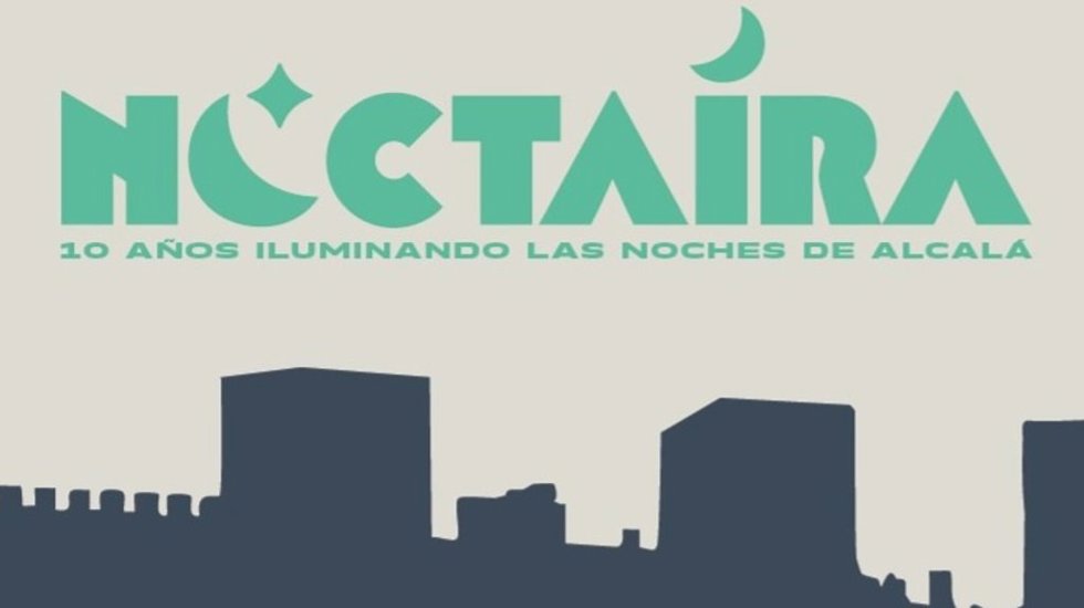 Cartel promocional de Noctaíra 2026, el programa turísico y cultural que Alcalá de Guadaíra ofrece durante las noches de verano