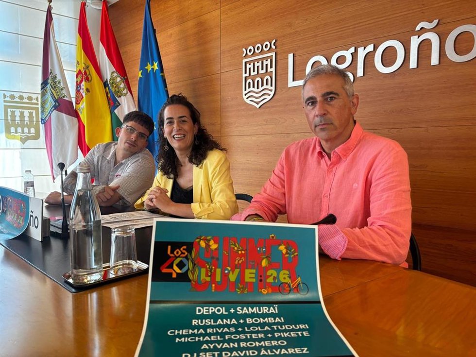 Logroño volverá a acoger el mayor macroconcierto gratuito del verano con 'LOS40 Summer Live 2026' en la Plaza del Ayuntamiento