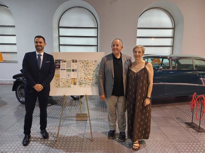 El Museo de Historia de la Automoción de Salamanca y El Corte Inglés diseñan un plano informativo para los turistas.
