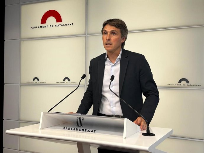 El portaveu de Junts al Parlament, Salvador Vergés