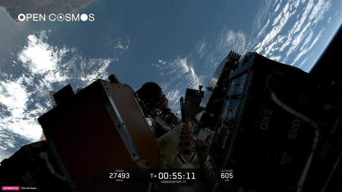 Así se ve la Tierra desde Posidònia, el primer satélite balear lanzado al espacio.