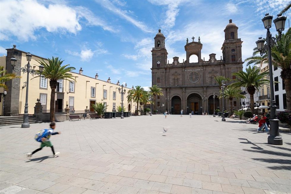 Archivo - Catedral de Santa Ana, a 16 de mayo de 2026, en Las Palmas de Gran Canaria, Canarias (España). El Papa León XIV visitará España del 6 al 12 de junio en un viaje apostólico con paradas en Madrid, Barcelona, Gran Canaria y Tenerife.