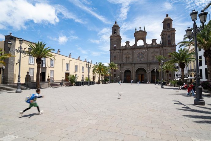 Archivo - Catedral de Santa Ana, a 16 de mayo de 2026, en Las Palmas de Gran Canaria, Canarias (España). El Papa León XIV visitará España del 6 al 12 de junio en un viaje apostólico con paradas en Madrid, Barcelona, Gran Canaria y Tenerife.