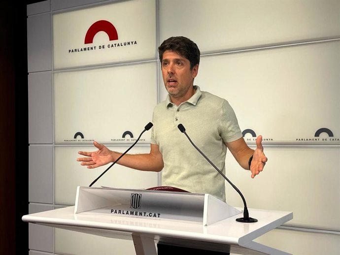 El portavoz de los Comuns en el Parlament, David Cid