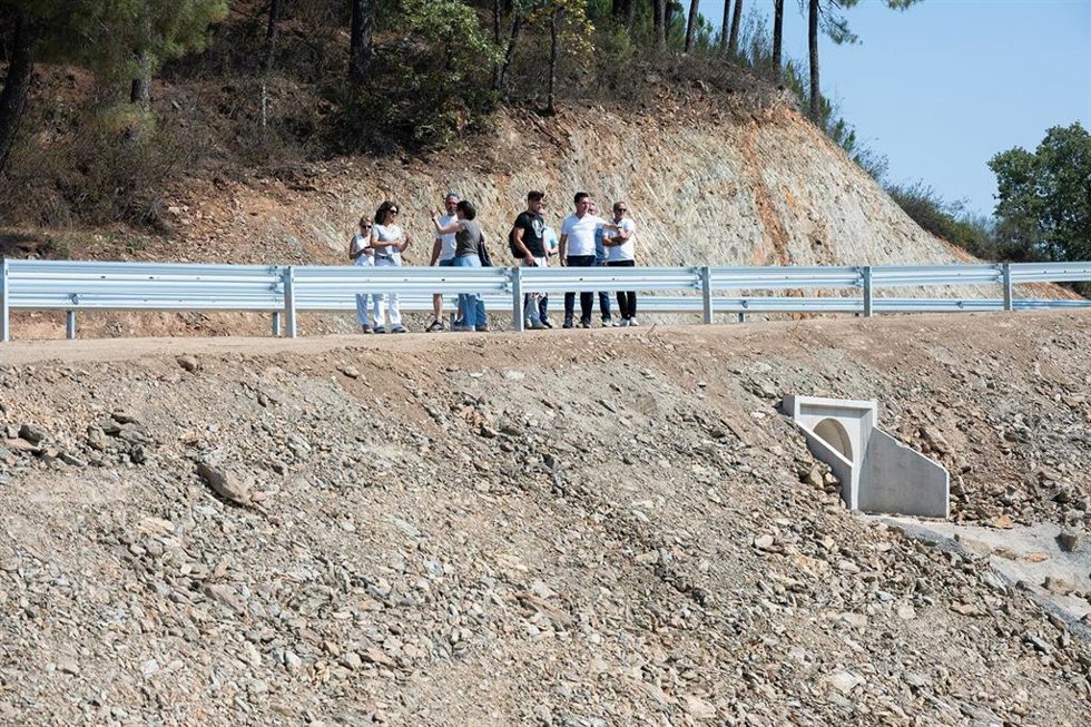 Reabierto al tráfico la carretera entre Logrosán y Cañamero