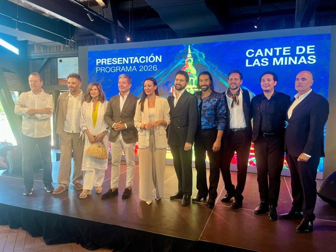 Presentación de la agenda cultural de la 65ª edición del Festival Internacional del Cante de las Minas.