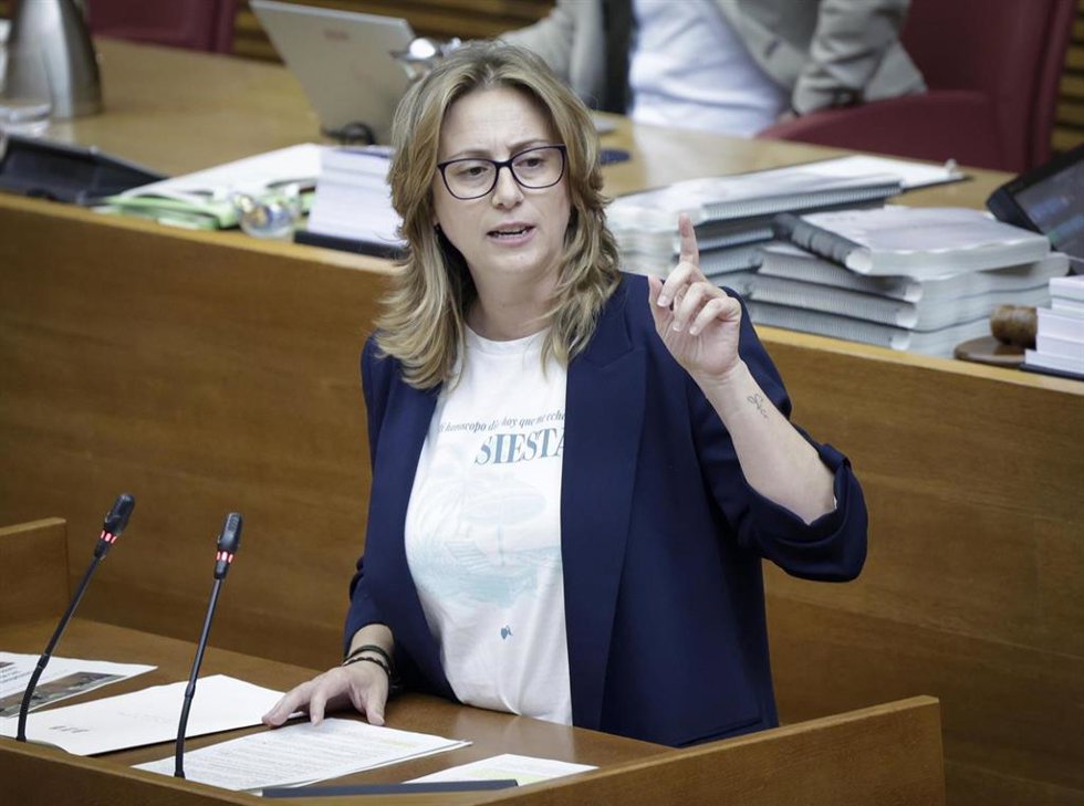 Archivo - La portavoz adjunta del GPP Laura Chulià