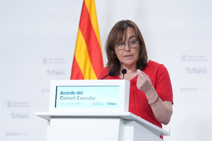 La consellera y portavoz de la Generalitat, Sílvia Paneque