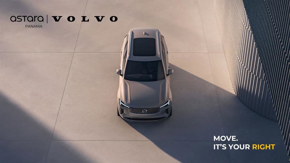 Imagen de la alianza de Astara y Volvo Cars en Panamá.