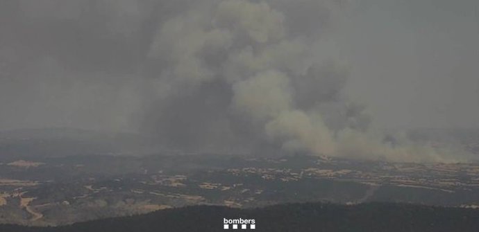 L'incendi a Selvanera (Lleida)