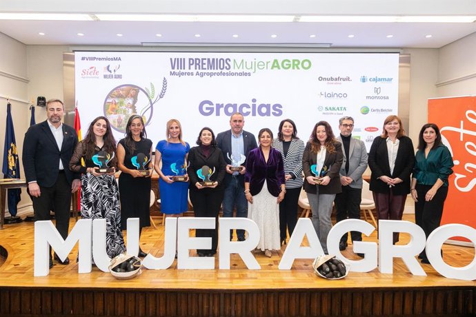 Ganadores de la pasada edición de los Premios MujerAGRO