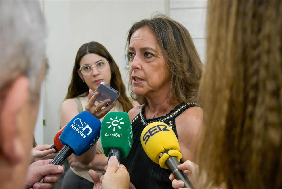 La consejera en funciones de Sostenibilidad y Medio Ambiente de la Junta de Andalucía, Catalina García.