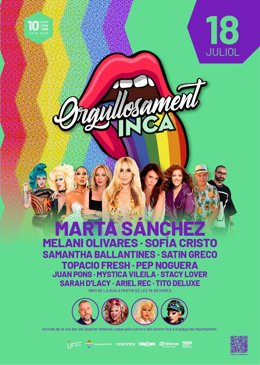 Cartel del festival 'Orgullosament Inca'