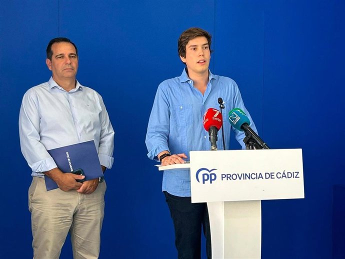 Miguel Sastre y Pedro Gallardo en rueda de prensa.