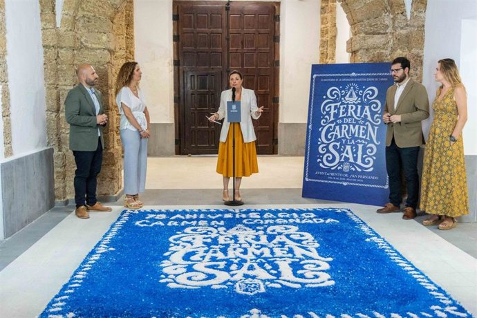 La alcaldesa de San Fernando, Patricia Cavada, en la presentación de la Feria de 2026.