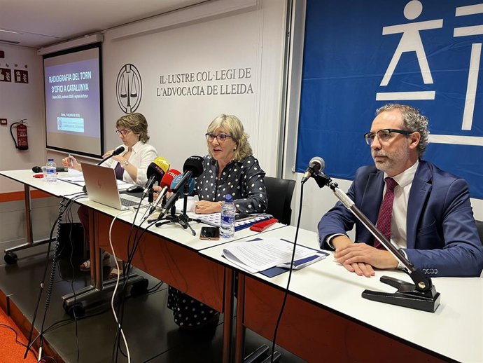 Presentación de la 'Radiografía del Turno de Oficio en Catalunya' este martes en Lleida
