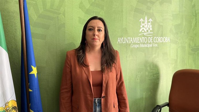 Archivo - La portavoz de Vox en el Ayuntamiento de Córdoba, Marta León.