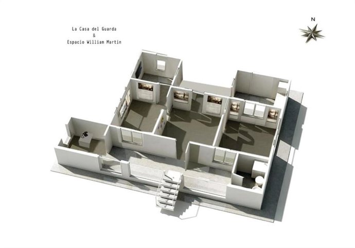 Proyecto museográfico del futuro centro de interpretación de la Casa del Guarda y William Martin de Punta Umbría (Huelva).