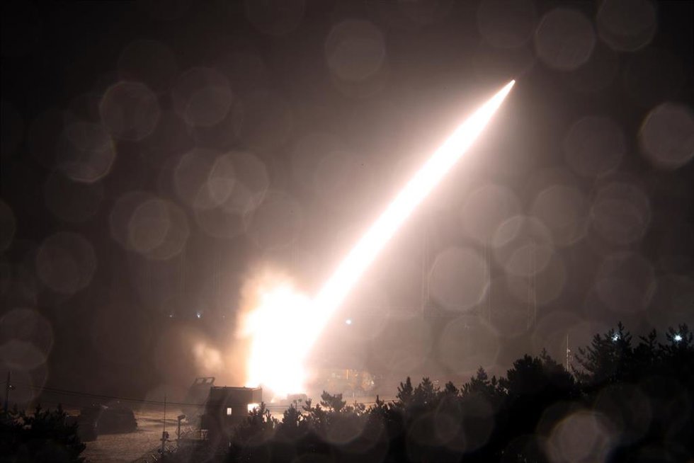 Archivo - Misiles 'Army Tactical Missile System' (ATACMS).