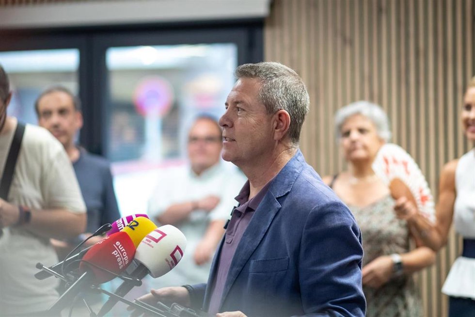 El presidente de Castilla-La Mancha, Emiliano García-Page, en Cuenca.