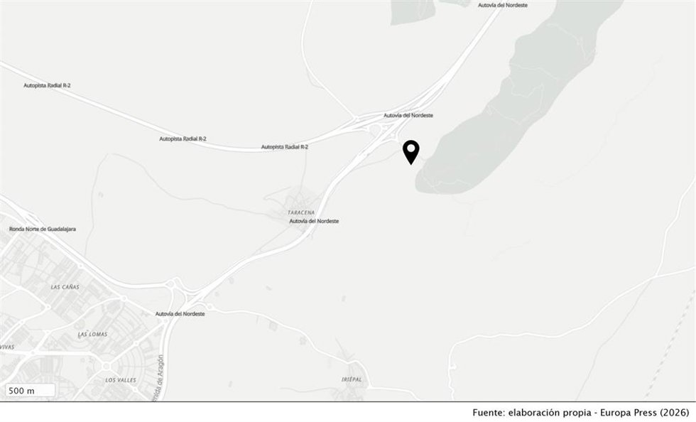 El accidente ha tenido lugar en Taracena.
