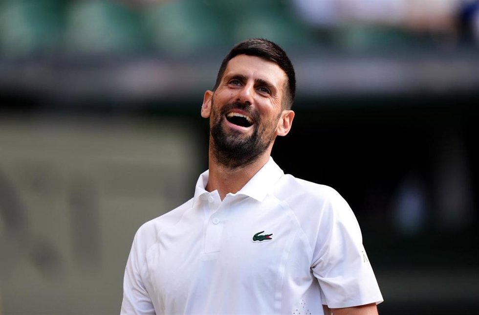 El tenista serbio Novak Djokovic durante Wimbledon 2026