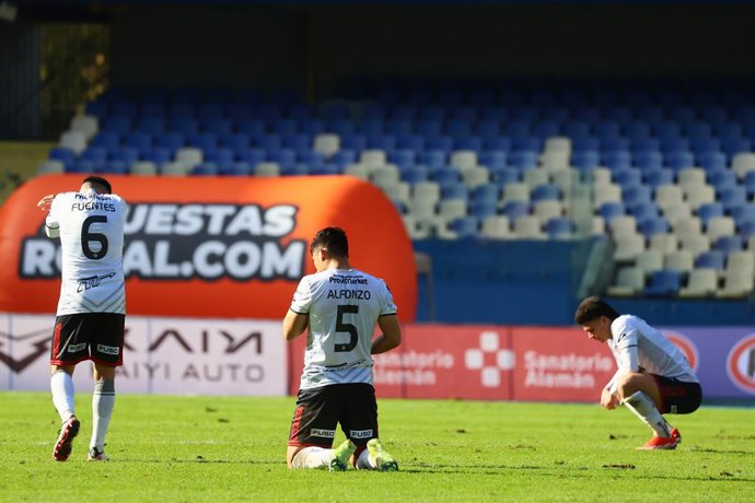 Futbol, Deportes Concepcion vs Deportes Limache Decimoquinta fecha, campeonato Nacional 2026. El jugador de Deportes Limache Axel Alfonzo es fotografiado durante el partido de primera division contra Deportes Concepcion disputado en el estadio Ester Roa
