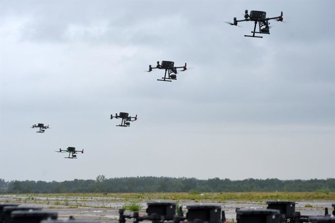 Archivo - Arquivo - Drones utilizados pela Ucrânia