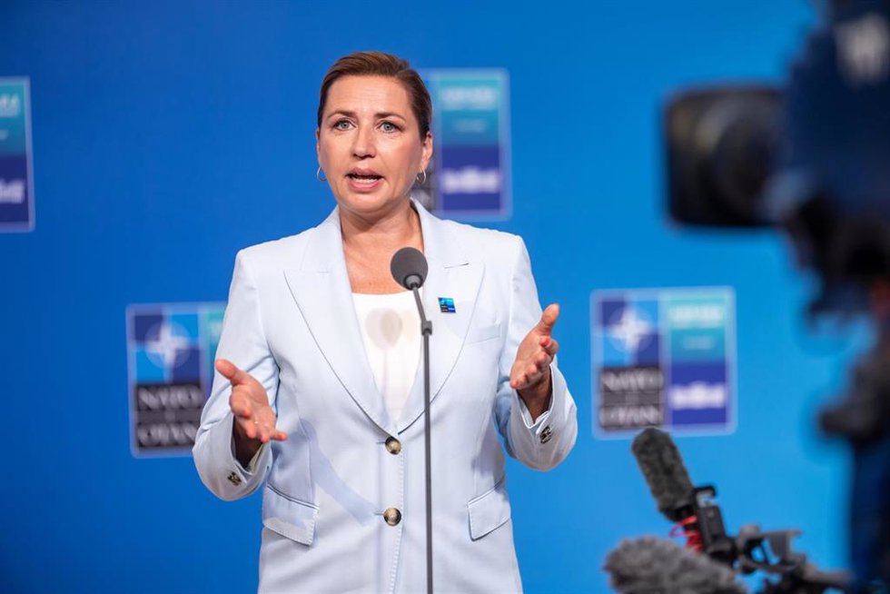 La primera ministra de Dinamarca, Mette Frederiksen.