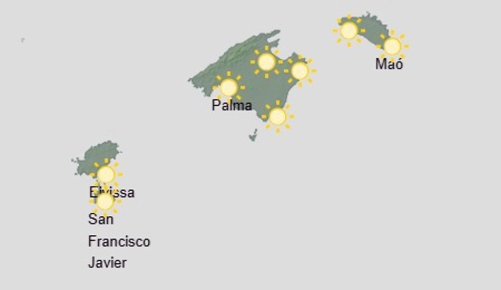 El tiempo hoy, miércoles 8 de julio, en Baleares.