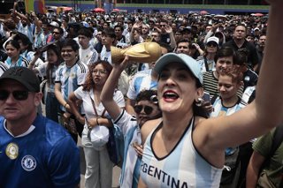 Fútbol/Mundial.- Diecinueve detenidos en Buenos Aires en la celebración de la victoria de Argentina contra Egipto