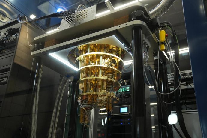 Archivo - Ordenador cuántico del Supercomputing Center en Barcelona, Catalunya (España).
