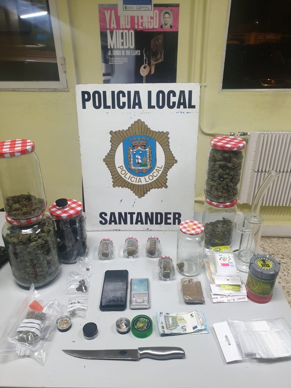 Archivo - Drogas incautadas por la Policia Local en foto de archivo