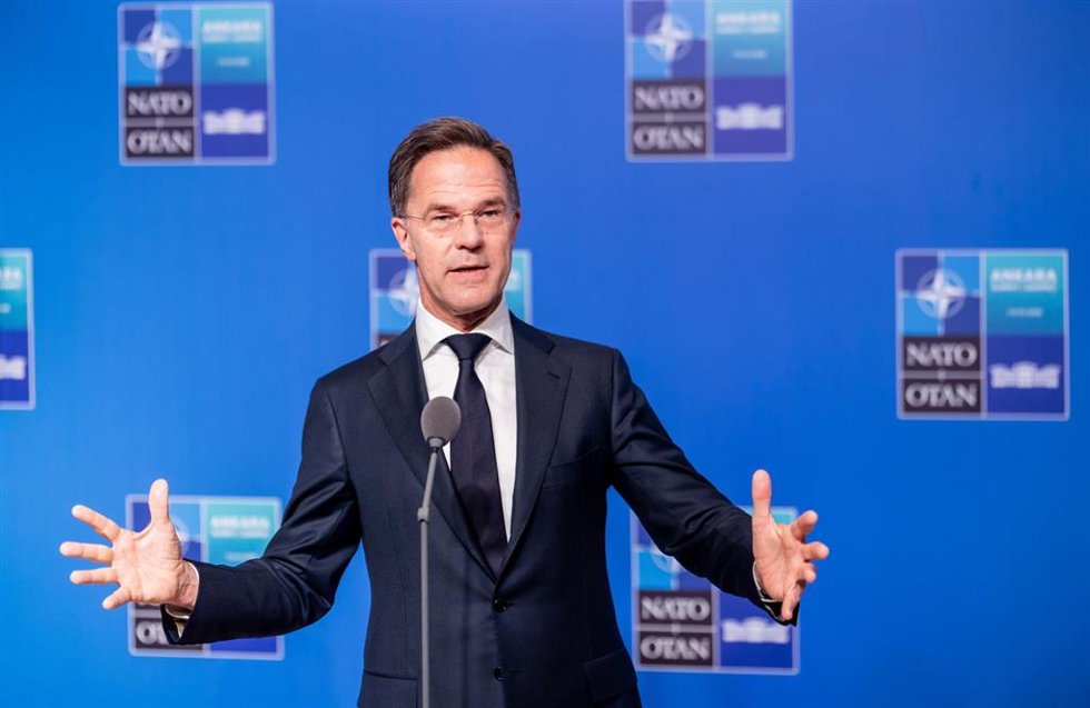 El secretario general de la OTAN, Mark Rutte