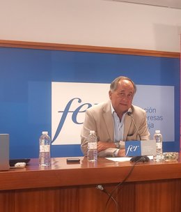 El presidente de la Federación de Empresas de La Rioja (FER), Eduardo de Luis.