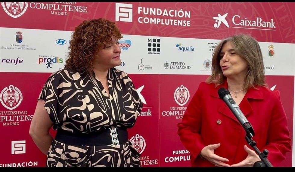 La secretaria general UGT Madrid, Susana huertas, y la secretaria de Estado de Migraciones, Pilar Cancela.