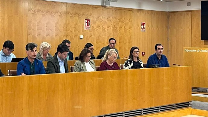 El Grupo Popular en la Diputación de Sevilla.